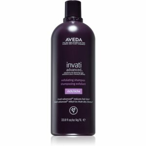 Aveda Invati Advanced™ Exfoliating Rich Shampoo mélyen tisztító sampon peeling hatással 1000 ml
