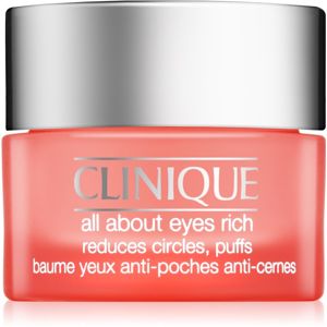 Clinique All About Eyes™ Rich hidratáló szemkörnyékápoló krém a duzzanatokra és a sötét karikákra 15 ml