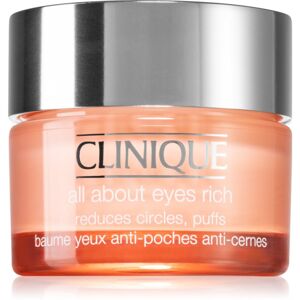 Clinique All About Eyes™ Rich hidratáló szemkörnyékápoló krém a duzzanatokra és a sötét karikákra 30 ml