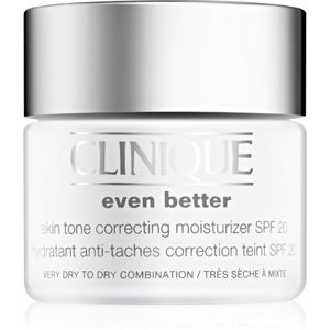 Clinique Even Better™ Skin Tone Correcting Moisturizer SPF 20 nappali hidratáló krém a pigment foltok ellen SPF 20 50 ml