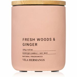 Vila Hermanos Concrete Fresh Wood & Ginger illatgyertya 120 g
