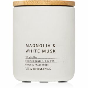 Vila Hermanos Concrete Magnolia & White Musk illatgyertya 120x0 g