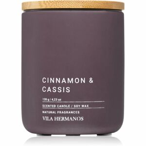 Vila Hermanos Concrete Cinnamon & Cassis illatgyertya 120 g