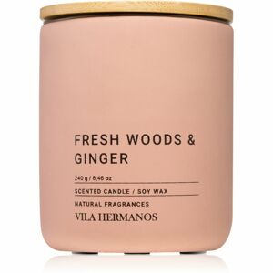 Vila Hermanos Concrete Fresh Wood & Ginger illatgyertya 240 g