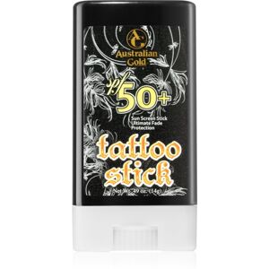 Australian Gold Tattoo Stick helyi ápolás a káros napsugarak ellen SPF 50+ 15 ml