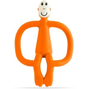 Matchstick Monkey Teething Toy and Gel Applicator rágóka 2in1 kefével Orange 1 db