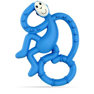 Matchstick Monkey Mini Monkey Teether rágóka antimikrobiális összetevővel Blue 1 db