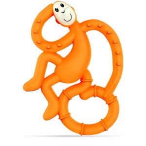 Matchstick Monkey Mini Monkey Teether rágóka antimikrobiális összetevővel Orange 1 db