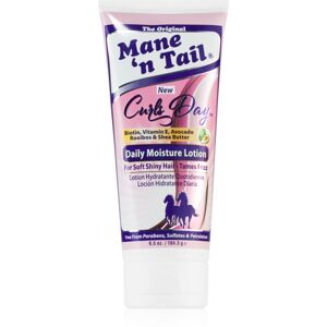 Mane 'N Tail Curls Day Daily Moisture Lotion öblítést nem igénylő hidratáló ápolás a finom hajért 192 ml