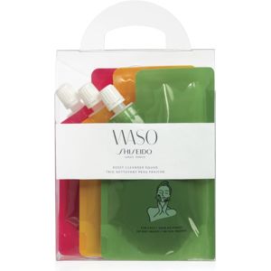 Shiseido Waso Reset Cleanser Squad kozmetika szett IV. (a bőr tökéletes tisztításához) hölgyeknek