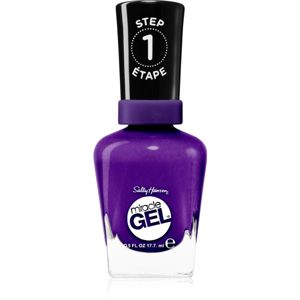Sally Hansen Miracle Gel™ géles körömlakk UV/LED lámpa használata nélkül árnyalat 570 Purplexed 14,7 ml