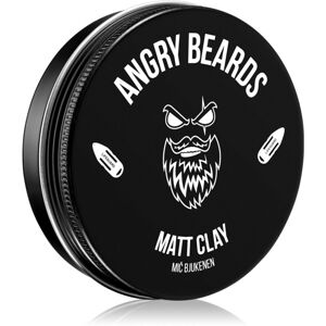 Angry Beards Matt Clay Mič Bjukenen hajformázó agyag 120 g
