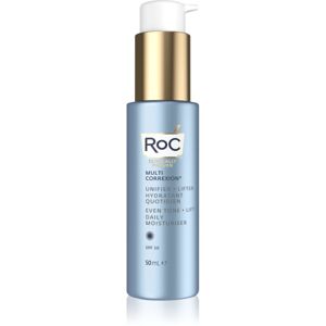 RoC Multi Correxion Even Tone + Lift feszesítő nappali krém az egységes tónusú bőrért SPF 30 50 ml