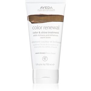 Aveda Color Renewal Color & Shine Treatment színező pakolás hajra árnyalat Warm Brown 150 ml