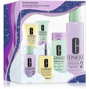 Clinique Holiday 3-Step Skincare Set For Dry Skin ajándékszett (az arcra)