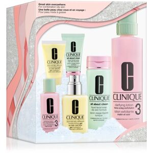 Clinique 3 Steps Skincare Set For Oily Skin ajándékszett (az arcra)