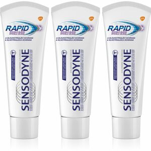 Sensodyne Rapid fogkrém érzékeny fogakra 3x75 ml