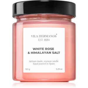 Vila Hermanos Apothecary Rose White Rose & Himalayan Salt illatgyertya 150 g