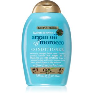 OGX Argan Oil Of Morocco Extra Strenght megújító kondicionáló a károsult hajra 385 ml