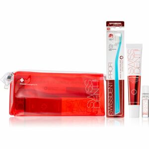 Swissdent Emergency Kit Red ajándékszett (fogakra, nyelvre és ínyre)