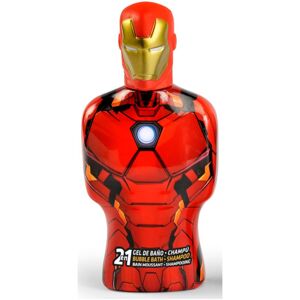 Marvel Avengers Bubble Bath & Shampoo sampon és fürdőhab 2 az 1-ben gyermekeknek Iron Man 350 ml