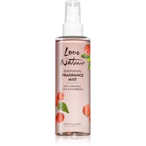 Oriflame Love Nature Organic Mint & Raspberry frissítő test spray málna illatú 200 ml