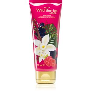 Avon Wild Berries Shake Raspberry & Vanilla & Orange hidratáló kézkrém 75 ml