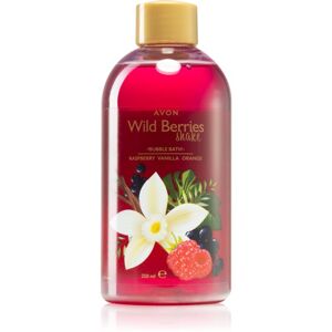 Avon Wild Berries Shake Raspberry & Vanilla & Orange habfürdő 250 ml