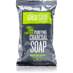 Avon Clearskin Pore & Shine Control tisztító szappan arcra 75 g