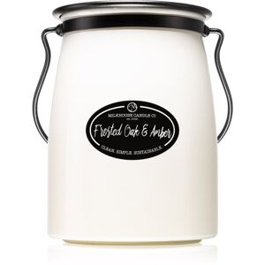 Milkhouse Candle Co. Creamery Frosted Oak & Amber illatgyertya Butter Jar 624 g