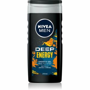 Nivea Men Energy energizáló tusfürdő gél arcra, testre és hajra 250 ml