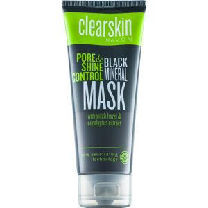 Avon Clearskin Pore & Shine Control mélytisztító maszk a matt arcbőrért 75 ml