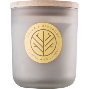 DW Home Cedar & Bergamont illatos gyertya fa kanóccal 320,35 g