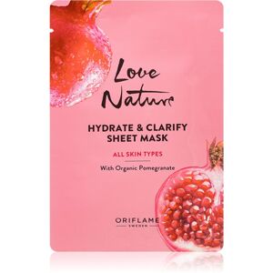 Oriflame Love Nature Pomegranate hidratáló gézmaszk 24 ml