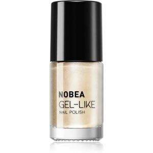 NOBEA Metal Gel-like Nail Polish körömlakk géles hatással árnyalat frosting #N16 6 ml