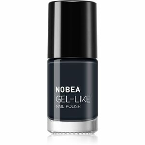 NOBEA Day-to-Day Gel-like Nail Polish körömlakk géles hatással árnyalat Blue depths #N19 6 ml