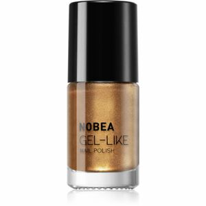 NOBEA Metal Gel-like Nail Polish körömlakk géles hatással árnyalat bronze #N41 6 ml