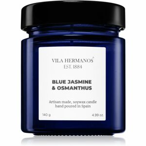 Vila Hermanos Apothecary Cobalt Blue Jasmine & Osmanthus illatgyertya 140 g
