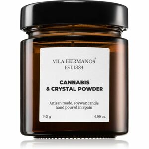 Vila Hermanos Apothecary Cannabis & Crystal Powder illatgyertya 140 g
