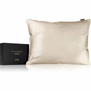 Notino Silk Collection Pillowcase selyem pánrahuzat Cream 51x76 cm