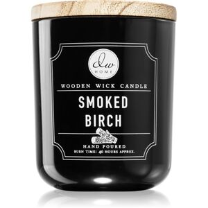 DW Home Signature Smoked Birch illatgyertya fa kanóccal 320 g