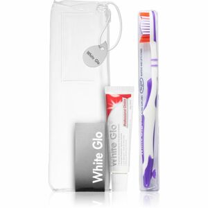 White Glo Travel Kit utazási készlet Purple (a fogakra)