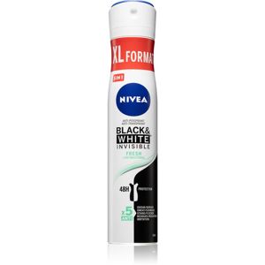 Nivea Black & White Invisible Fresh + Antibacterial izzadásgátló spray hölgyeknek 200 ml