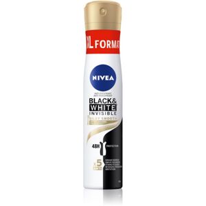 Nivea Black & White Invisible Silky Smooth izzadásgátló spray hölgyeknek 200 ml