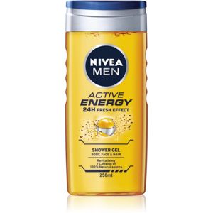 Nivea Men Active Energy fürdőgél férfiaknak 250 ml