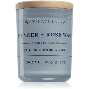 DW Home Lavender + Rose Water illatos gyertya
