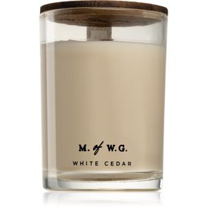 Makers of Wax Goods White Cedar illatos gyertya fa kanóccal