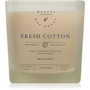 Makers of Wax Goods Fresh Cotton illatos gyertya