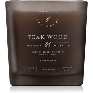 Makers of Wax Goods Teak Wood illatos gyertya