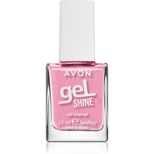 Avon Gel Shine körömlakk géles hatással árnyalat Blushing Pink 10 ml